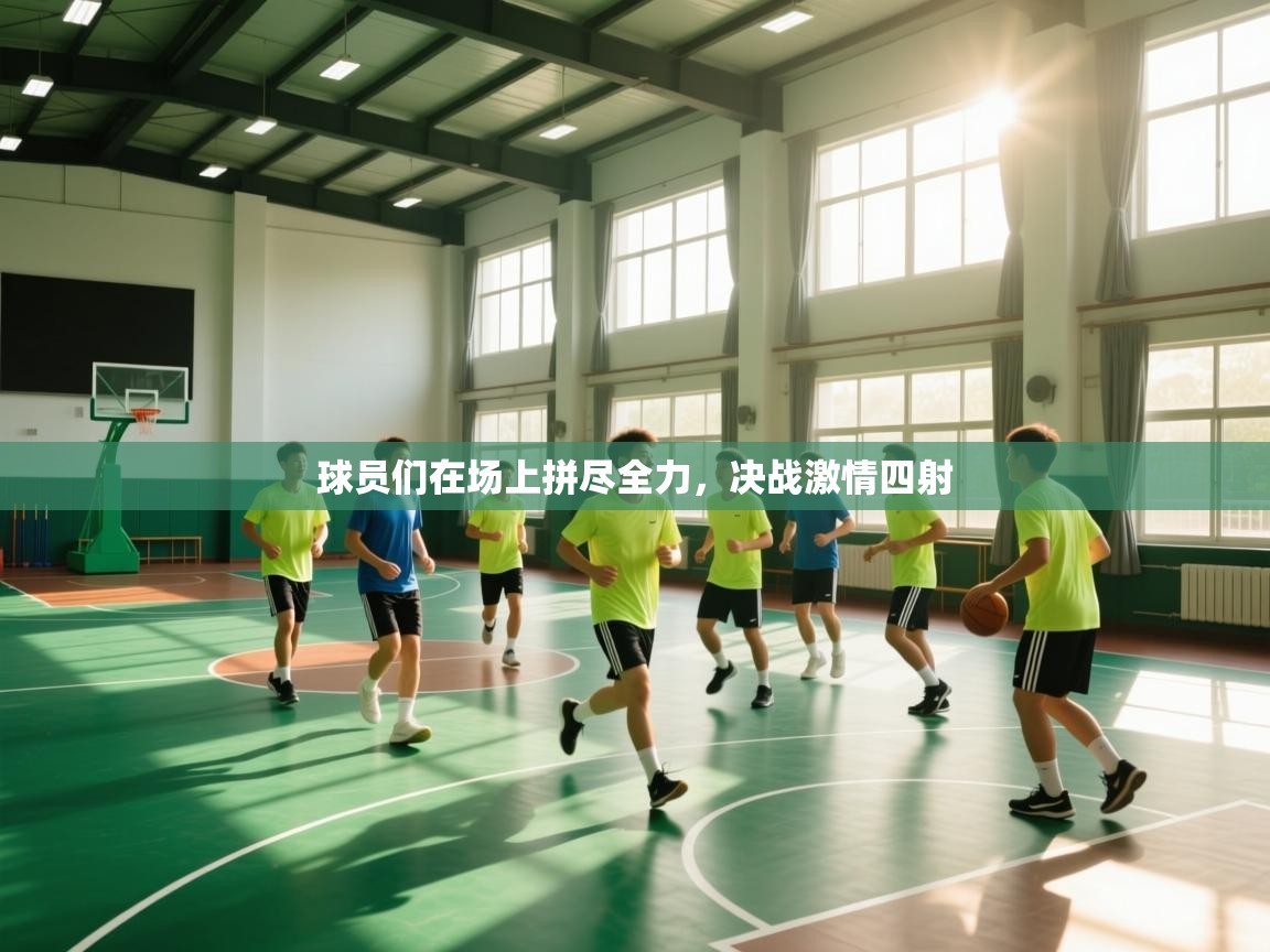 球员们在场上拼尽全力，决战激情四射  第1张